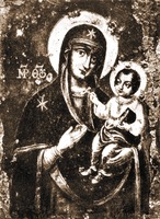 Коложская икона Божией Матери. XVII в. Фотография. Нач. ХХ в.