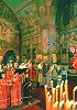 Богослужение в Троицком соборе Джорданвиллского мон-ря. Фотография. 1996 г.