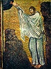 Прор. Моисей получает Скрижали Завета. Мозаика кафоликона мон-ря вмц. Екатерины на Синае. 550-565 гг.