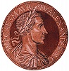 Имп. Александр Север. Гравюра (Goltzius Н. Vivae imperatorium. 1557)
