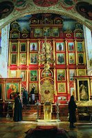 Главный иконостас Знаменского собора. Фотография. Нач. XXI в.