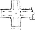 План центрального комплекса Калъат-Симъана