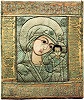 Пелена с Казанским образом Божией Матери. 30–40-е гг. XVII в. (?) (ПГХГ)