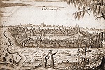 Казанский кремль. Гравюра А. Олеария. 1630 г.