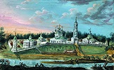 Введенская Оптина пустынь. Акварель. 1826 г.
