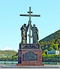 Памятник св. апостолам Петру и Павлу в Петропавловске-Камчатском. 2005 г.