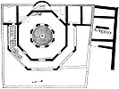 Общий план октагональной церкви
