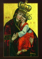 Креховско-Верхратская икона Божией Матери. 2-я пол. XVII в. (Креховский мон-рь)