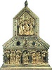 Реликварий Трех волхвов. Ок. 1180–1230 гг. (сокровищница собора в Кёльне)