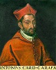 Кард. Антонио Карафа. Портрет. Кон. XVI в. Неизвестный художник (частное собрание)