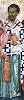 Свт. Григорий Неокесарийский. Фрагмент иконы «Минея годовая». 1-я пол. XVI в. (Музей икон, Рекклингхаузен)