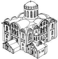 Реконструкция Михайловского собора нач. XII в. А. Реутова