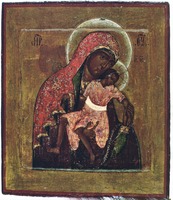 Киккская икона Божией Матери. XVII в. (частное собрание)