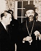 Переговоры архиеп. Макария III и губернатора Дж. А. Ф. Хардинга. Фотография. 1955/56 г.