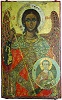 Арх. Михаил. Икона. 1652 г. Худож. свящ. Павел Иерограф (Музей Киккского мон-ря)