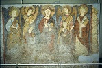 Деисус. Роспись ц. Сан-Клементе в Риме. XI в.