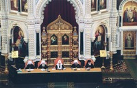 Патриарх Кирилл на епархиальном собрании в Москве. 28 дек. 2012 г.
