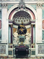 Надгробие папы Римского Климента XII в Латеранской базилике. 1742 г. Скульпторы Дж. Б. Маини, К. Мональди