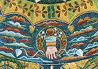 Десница Божия. Фрагмент мозаики в конхе центральной апсиды базилики сщмч. Климента. Ок. 1120–1125 гг.