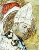 Климент VI, папа Римский. Роспись капеллы Марциала в папском дворце в Авиньоне. Ок. сер. XIV в. Худож. М. Джованнетти