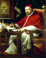 Климент VIII, папа Римский. Ок. 1598 г. Худож. Дж. Чезаре (Диоцезальный музей в Сенигаллии)