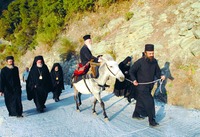 Посещение Патриархом Константинопольским Варфоломеем Афона в окт. 2011 г. Фотография