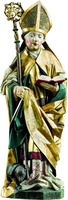 Св. Корбиниан. Мастер Г. Клоккер. Фрагмент алтаря ц. св. Корбиниана в Асслинге (Австрия). Ок. 1480 г.