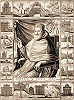 Папа Римский Сикст V. Гравюра. 2-я пол. 90-х гг. XVI в. Мастер Дж. Пинаделло (Музей Рима)