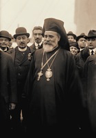 Патриарх Константинопольский Мелетий IV во время визита в Нью-Йорк в 1921 г. Фотография. 1921 г.