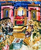 II Вселенский Собор. Миниатюра из Гомилий Григория Назианзина. 872–882 гг. (Paris. 510. Fol. 355)