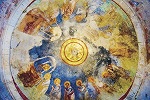 Причащение апостолов. XI в. Роспись купола ц. свт. Николая в Демре, Турция