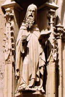 Р. Луллий. Скульптура собора в г. Пальма-де-Майорка, 1398 г.