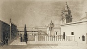 Внутренний вид Крестового мон-ря. Рисунок. 1860 г.