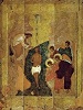 Крещение Господне. Икона из Кашинского чина. 30–40-е гг. XV в. (ГРМ)