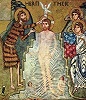 Крещение Господне. Мозаика Палатинской капеллы. Ок. 1146–1151 гг. (Палермо, о-в Сицилия)