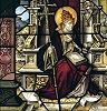 Св. Корнелий. Витраж из аббатства Мариавальд. Ок. 1520 г. (Музей Виктории и Альберта, Лондон)