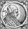 Лев IV, папа Римский. Гравюра из кн.: Platina B. Historia. 1626. P. 123 (РГБ)