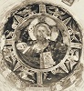 Христос Пантократор. Роспись ц. архангелов Михаила и Гавриила. Лесново. 1346–1348 гг.