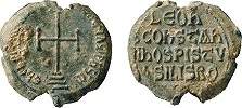 Свинцовая печать (моливдовул) имп. Льва V. 813–820 гг. (коллекция Дамбартон-Окс, Вашингтон)