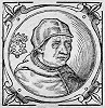 Лев X, папа Римский. Гравюра из кн.: Platina B. Historia. 1626. P. 347 (РГБ)