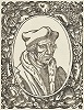 Ж. Лефевр д’Этапль. Гравюра из кн.: Bèze Th. Icones, id est verae imagines virorum. Gen., 1580