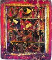Прп. Мария Египетская, с житием. XIV в. (ризница мон-ря Хиландар на Афоне)