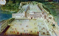 Княжеский дворец. Худож. Д.-Ж. Брессан. 1732 г. (Княжеский дворец, Монако)