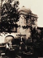 Некрополь на территории мон-ря. Фотография. 1917 г.