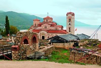 Церковь Богородицы Перивлепты в Охриде. 1295 г. Фотография. 2016 г. Фото: иером. Игнатий (Шестаков)