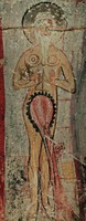 Прп. Онуфрий Великий. Роспись Йыланлы-килисе, Каппадокия. Кон. IX в. Фото: Н. В. Квливидзе