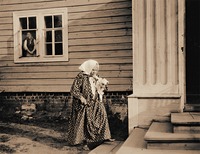 Блж. Параскева Дивеевская. Фрагмент фотографии. 1903 г. (РГИА)