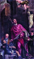 Вмч. Пантелеимон, излечивающий мальчика. Худож. П. Веронезе. 1587 г. (ц. Сан-Панталон в Венеции)