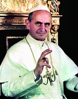 Павел VI, папа Римский. Фотография. 1963 г.