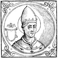 Бенедикт I, папа Римский (Sacchi. Vitis pontificum. 1626)